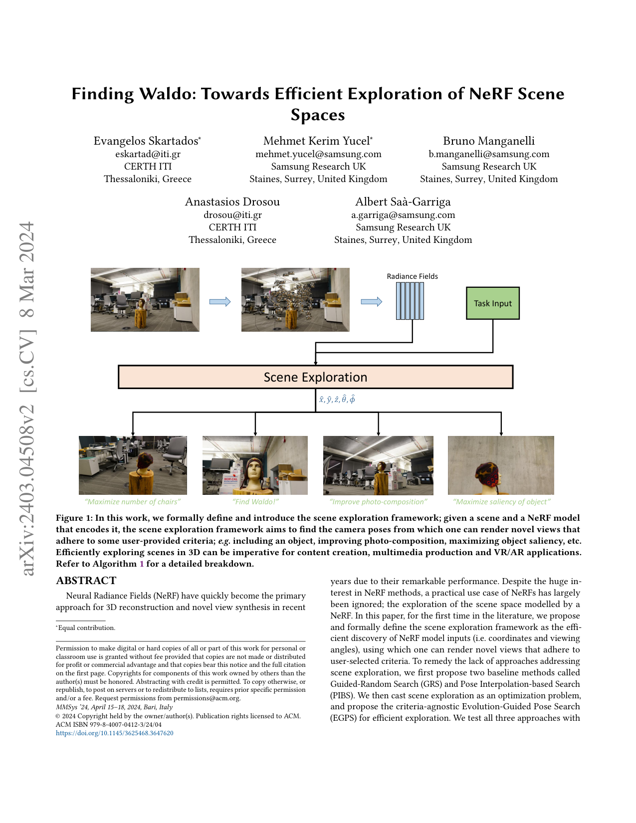 Finding Waldo NeRF exploration