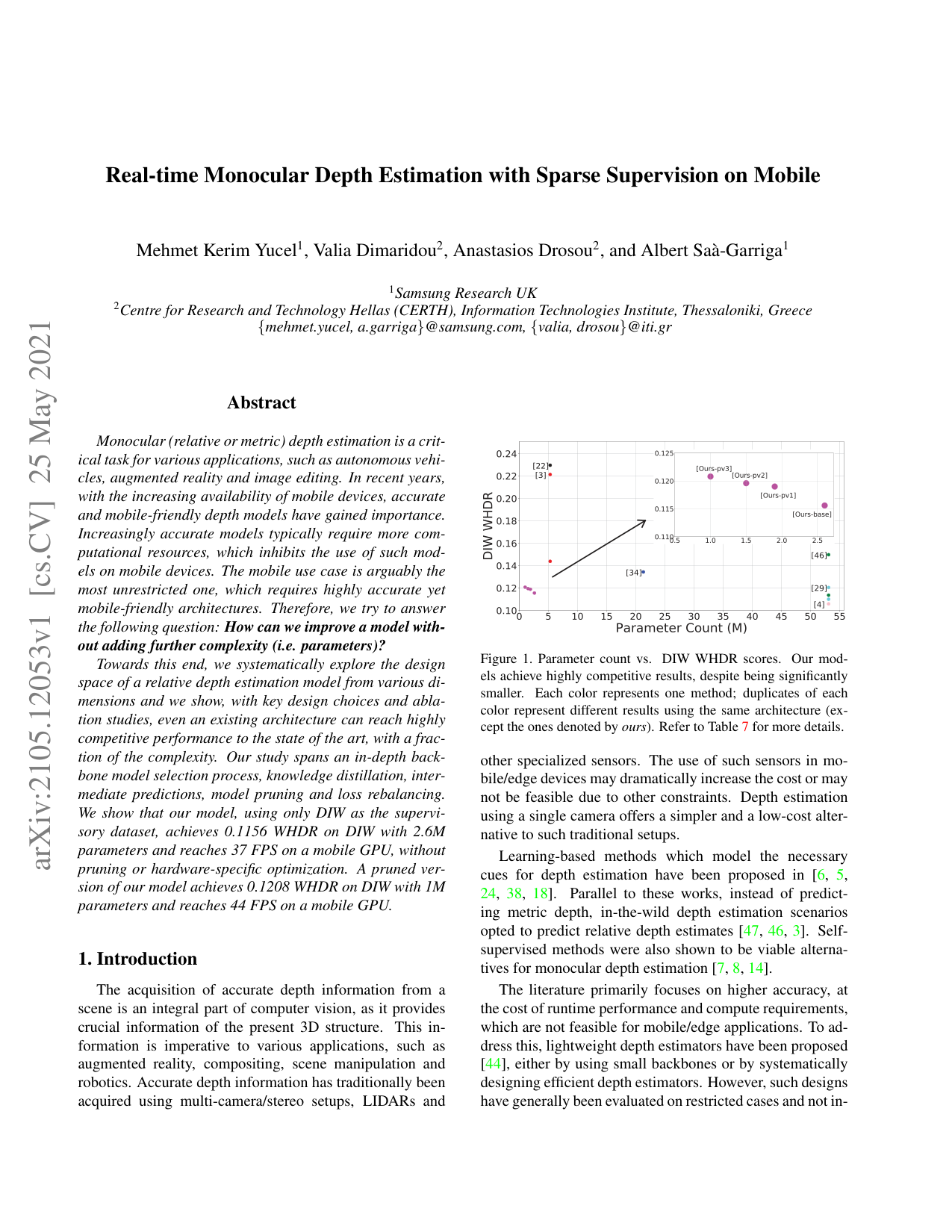 Real-time Monocular Depth Estimation